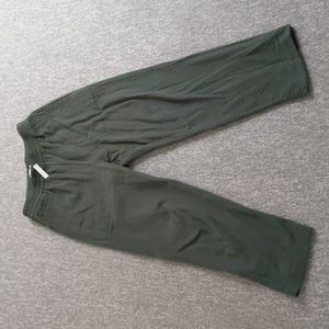 Madewell Pull-On High-Rise Tapered Pants in Diamond Jacquard